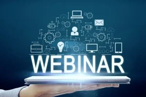 Webinars and trainings Webinars and trainings
